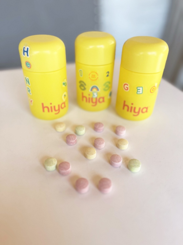 bottles and chewables from hiya vitamins