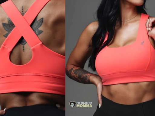 solstice sports bra lifting weights